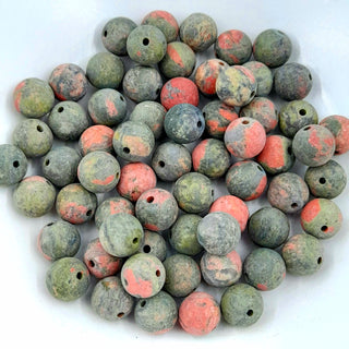 Unakite 8mm Matte Round