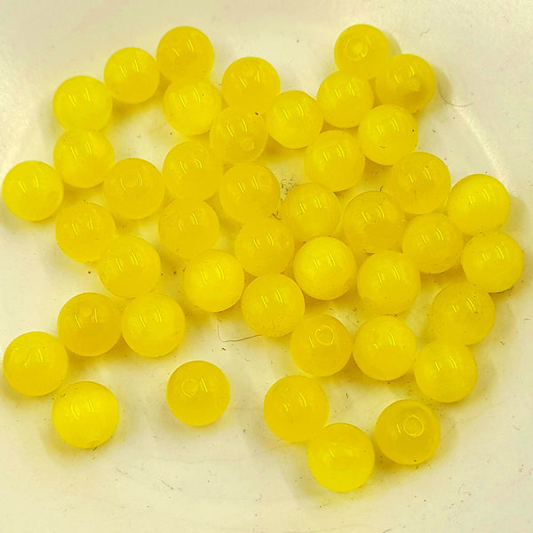 Cat's Eye Round 8mm Yellow