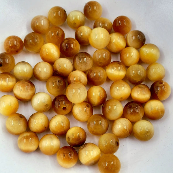 Golden Tiger Eye 8mm Round