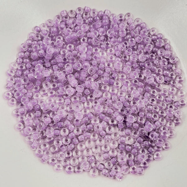 Miyuki Seed Beads Size 8 Orchid Lined Crystal 7.5gm Bag