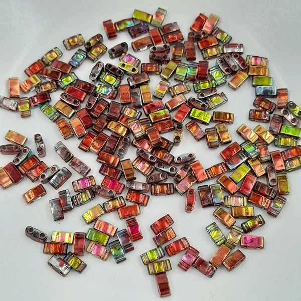 Miyuki Half Tila Beads Magic Wine 7.5gm Bag
