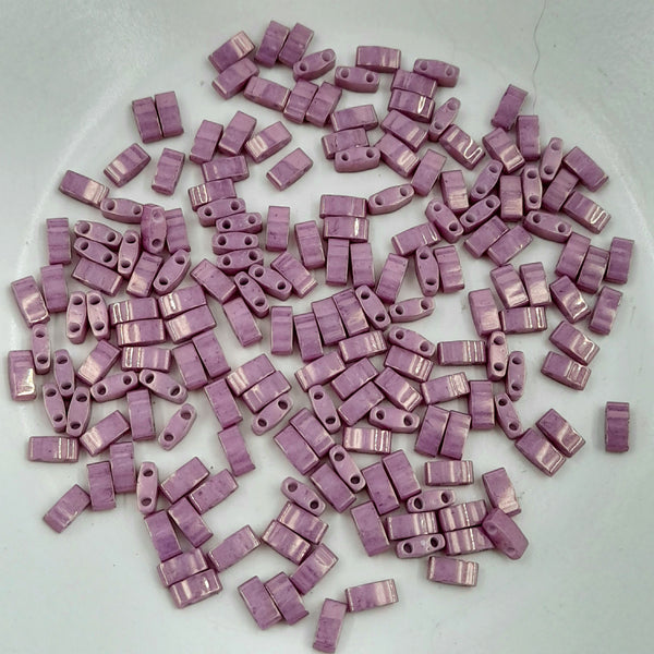 Miyuki Half Tila Beads Dark Orchid Lustre 7.5gm Bag