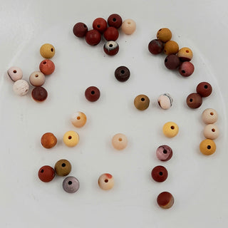 Mookaite Matte Round 4mm 20 Pack