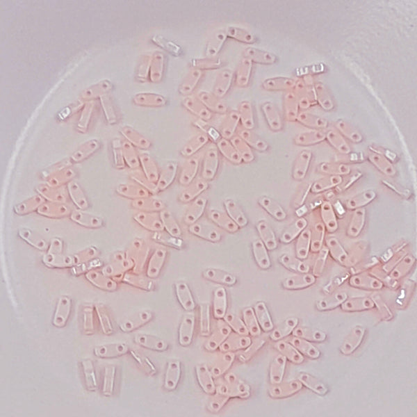 Miyuki Quarter Tila Beads Pink Pearl Ceylon 3gm Bag