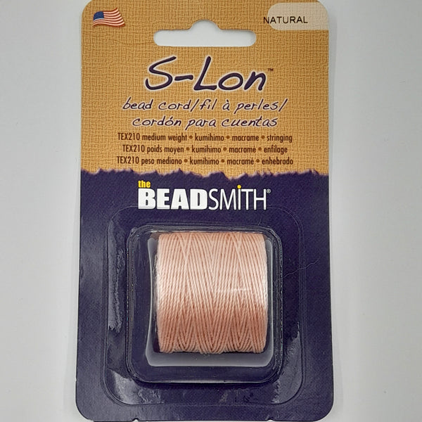 S-Lon Nylon Cord 0.5mm Natural 70m Reel