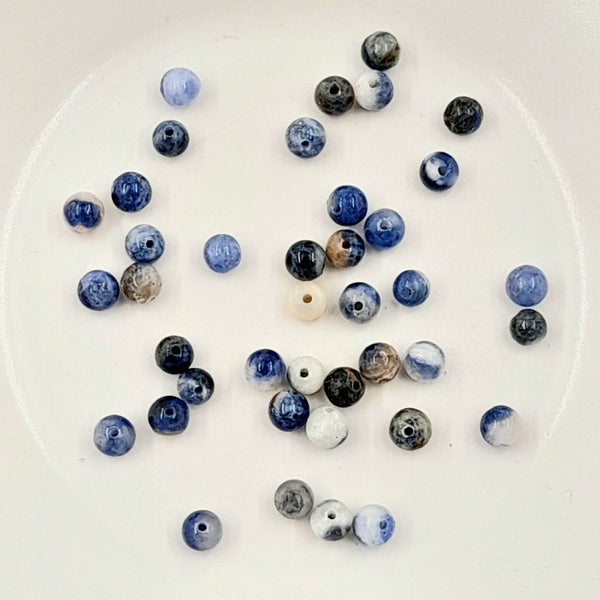 Sodalite 4mm Round 20 Pack
