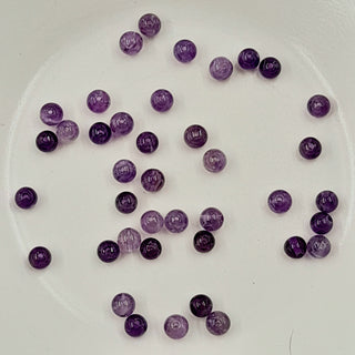 Amethyst 4mm Round 20 Pack