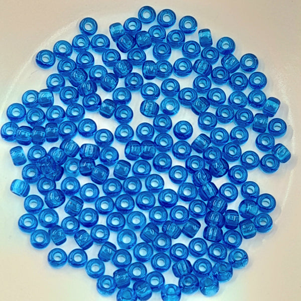 Miyuki Seed Beads Size 6 Transparent Sapphire 7.5gm Bag