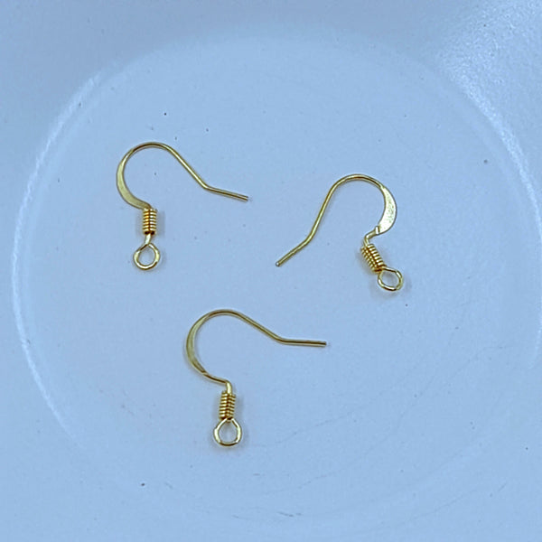 Findings - Metal Earring Hooks Gold 20 Pack