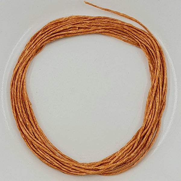 Waxed Linen 1mm Butterscotch 3m