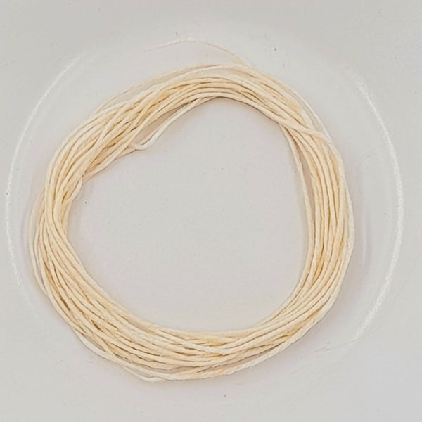 Waxed Linen 0.8mm Natural 3m
