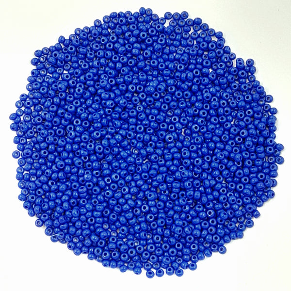 Japanese Seed Beads Size 11 Opaque Dark Blue 7.5gm Bag