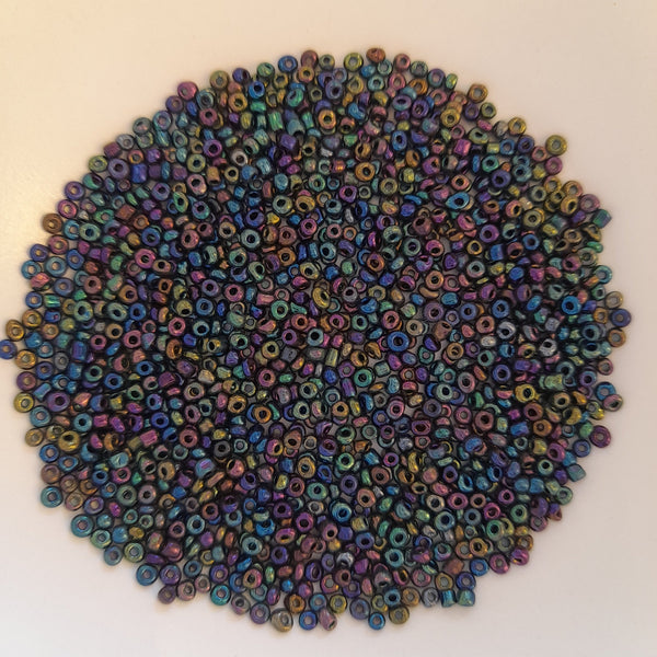 Chinese Seed Beads Size 11 Paua 25gm Bag