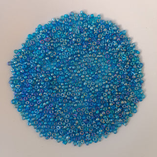 Chinese Seed Beads Size 11 Sky Blue 25gm Bag