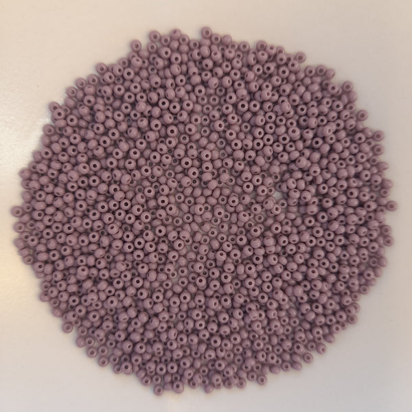 Japanese Seed Beads Size 11 Opaque Light Purple 7.5gm Bag