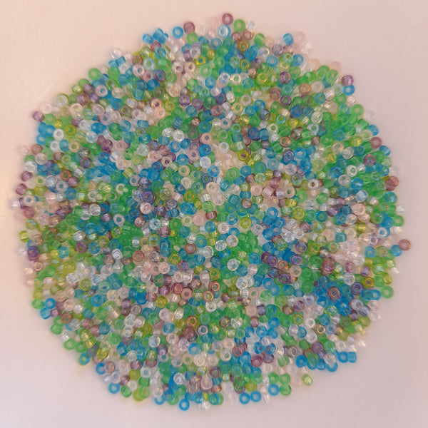 Japanese Seed Beads Size 11 Spring Flower Mix 7.5gm Bag