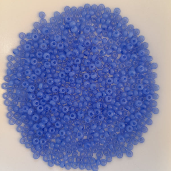 Japanese Seed Beads Size 8 Tanzanite Opal 7.5gm Bag