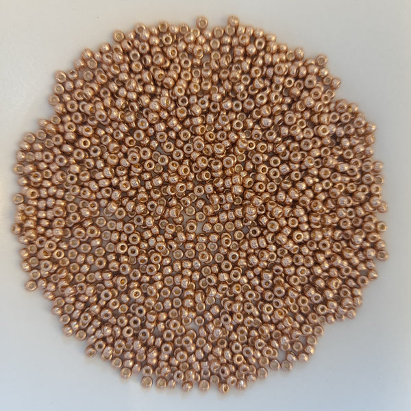 Miyuki Seed Beads Size 11 Duracoat Galvanised Light Champagne 7.5gm Bag