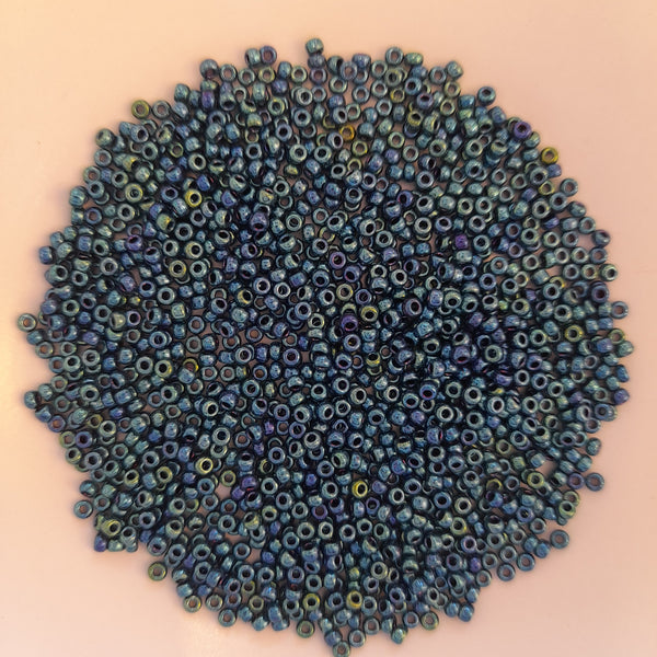 Miyuki Seed Beads Size 11 Indigo Iris 7.5gm Bag