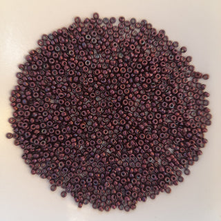 Miyuki Seed Beads Size 11 Metallic Plum 7.5gm Bag