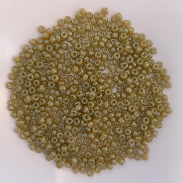 Miyuki Seed Beads Size 8 Celery 7.5gm Bag