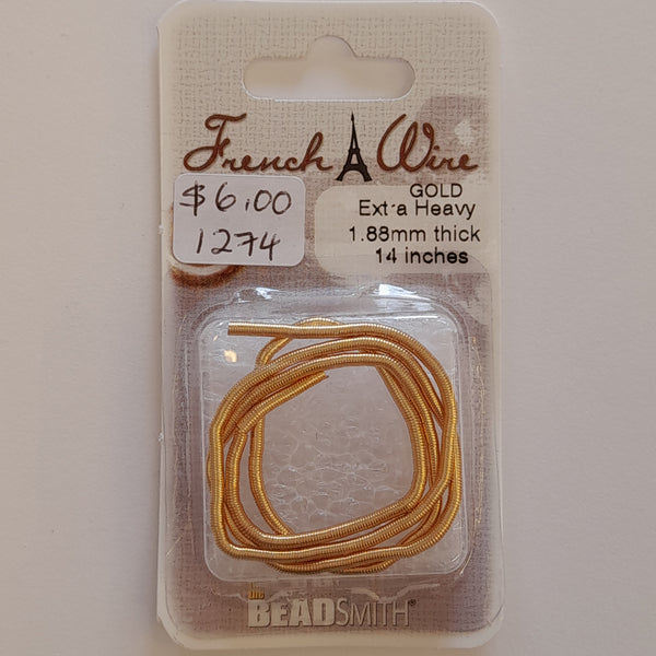 French Wire New Gold Extra Heavy (1.8mm Width)