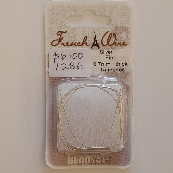 French Wire Silver Fine (0.7mm Width)