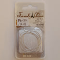 French Wire Silver Medium (0.9mm Width)
