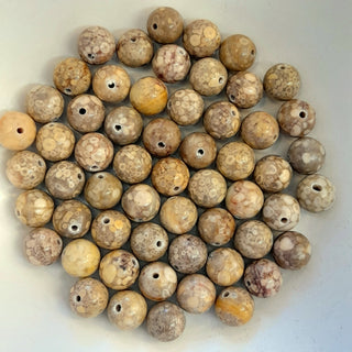 Chrysanthemum Stone 8mm Round