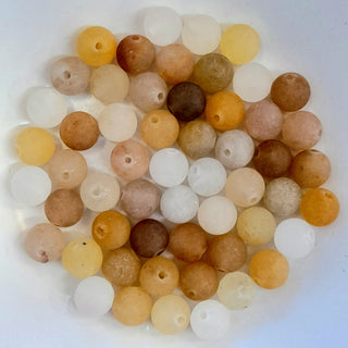 Yellow Aventurine Matte 8mm Round