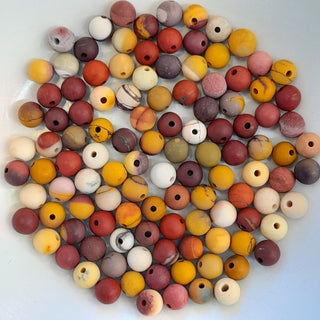 Mookaite Matte 6mm Round