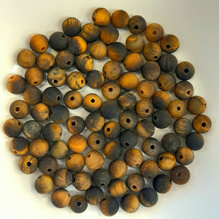 Tiger Eye Matte 6mm Round