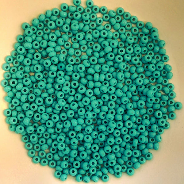Japanese Seed Beads Size 8 Green Turquoise 7.5gm Bag