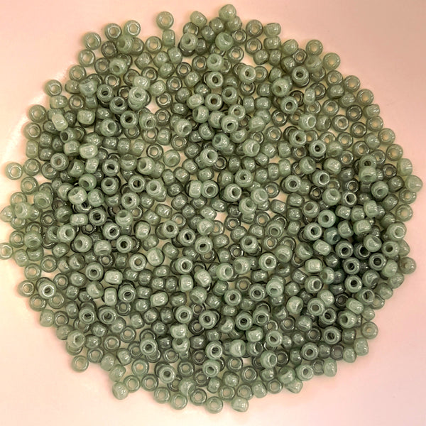 Miyuki Seed Beads Size 8 Sage 7.5gm Bag