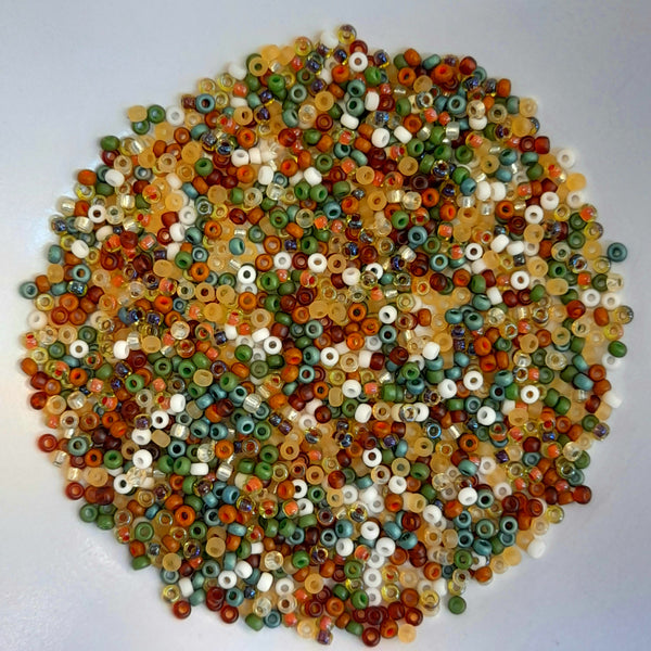 Miyuki Seed Beads Size 11 Earthtone Mix 7.5gm Bag