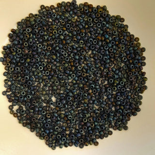 Miyuki Seed Beads Size 11 Matte Purple Iris AB 7.5gm Bag