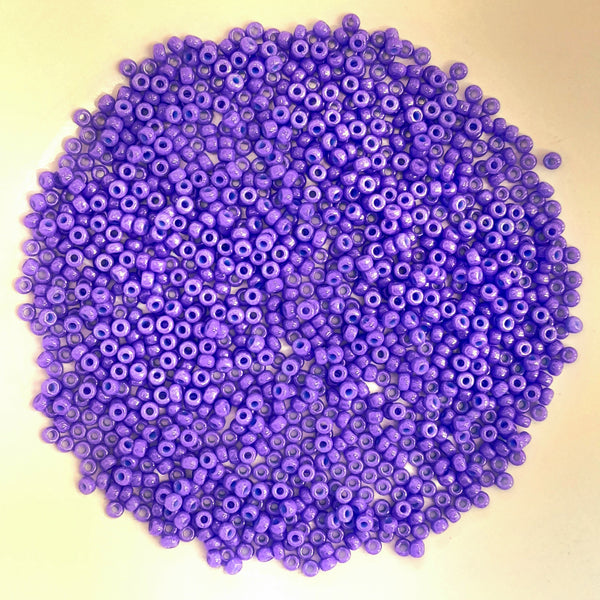 Miyuki Seed Beads Size 11 Opaque Purple 7.5gm Bag