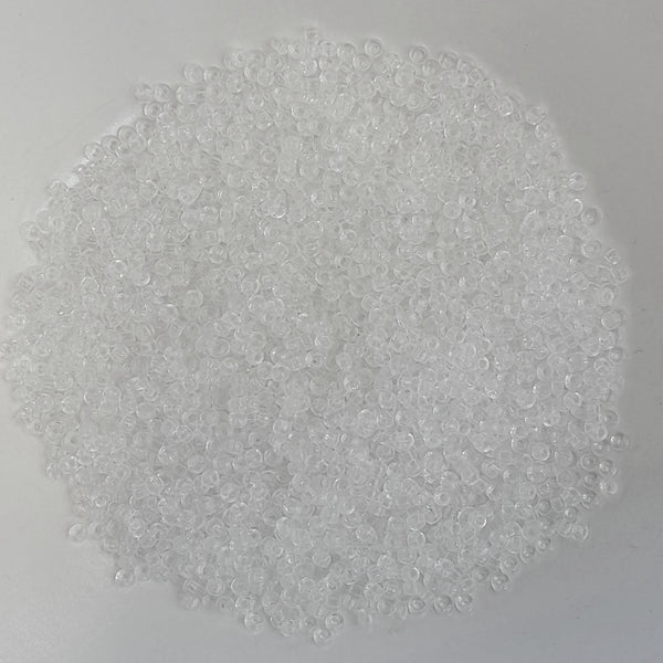 Miyuki Seed Beads Size 11 Clear Crystal 7.5gm Bag
