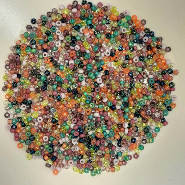 Miyuki Seed Beads Size 11 Lavender Garden Mix 7.5gm Bag