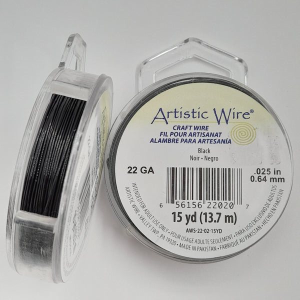 Artistic Wire - 22 Gauge Black
