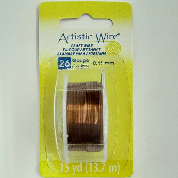 Artistic Wire - 26 Gauge Antique Brass