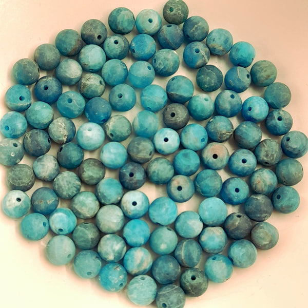 Apatite 6mm Matte Round