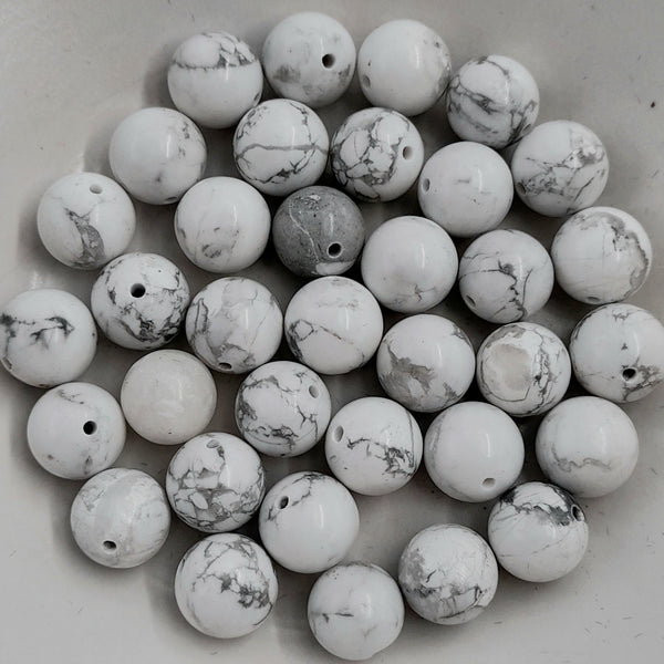 Howlite 10mm Round