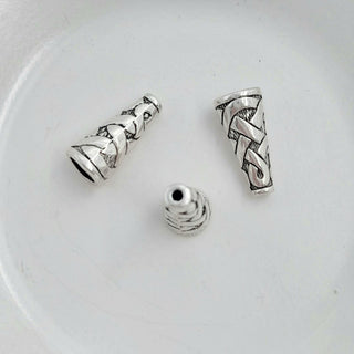 Findings - 8x18mm Bead Cone Silver