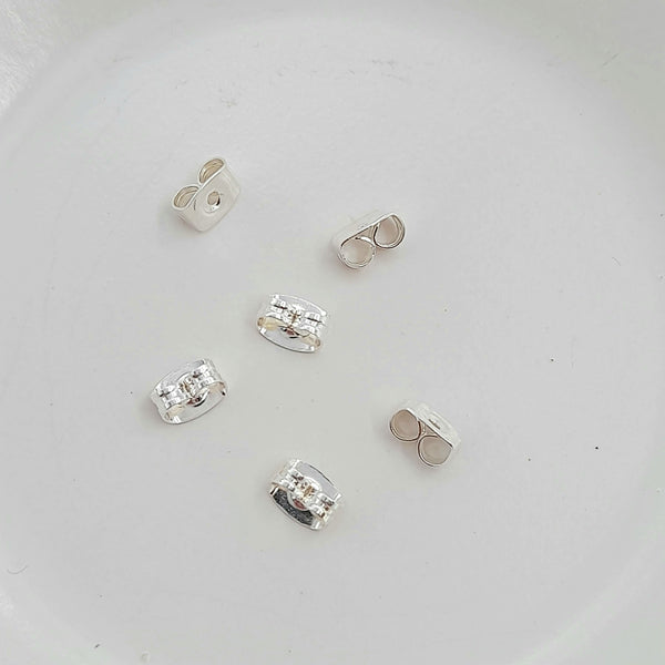 Silver Butterfly For Earring Stud