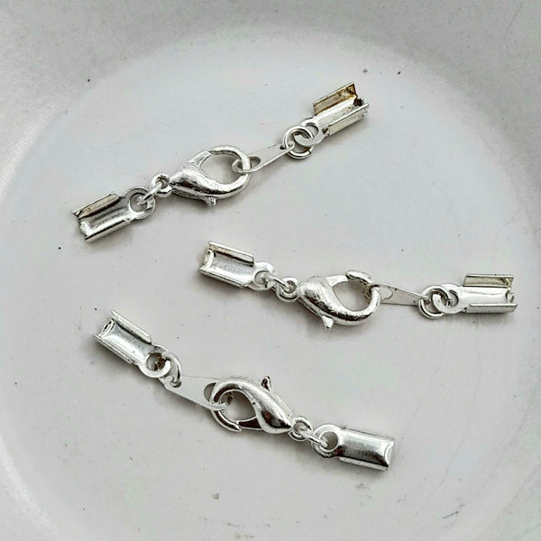 Findings - Combination Lobster Claw Clasp Silver