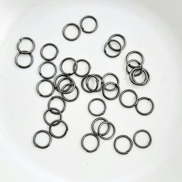Findings - 4mm Jump Ring Gunmetal