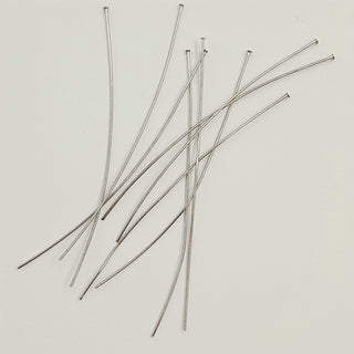 Findings - 80mm Wire Head Pin Antique Silver