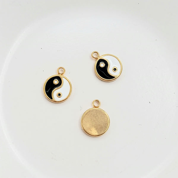 Charm - Enamel Yin Yang