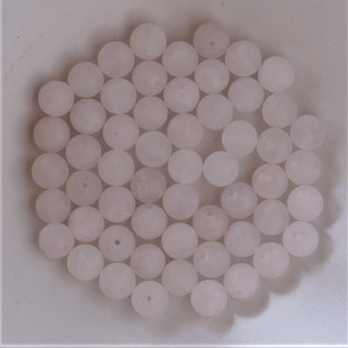 Rose Quartz Matte 8mm Round